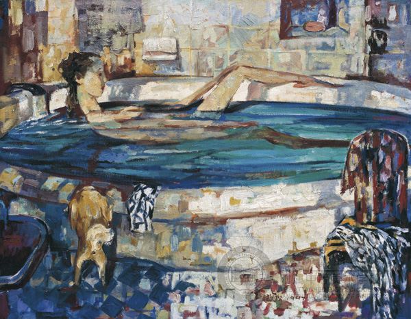 03浴 布面油画 116cm×91cm 谭昊 1997年.jpg